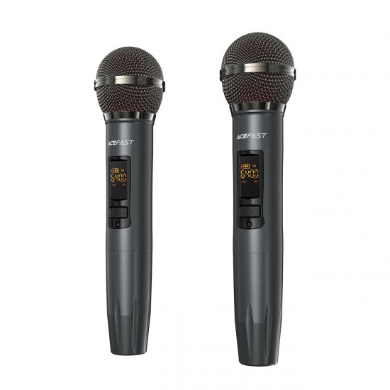 Acefast K1 Wireless Karaoke Speaker with 2 Microphones - Black