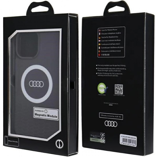 Audi IML Big Logo MagSafe case for iPhone 13 Pro Max - black