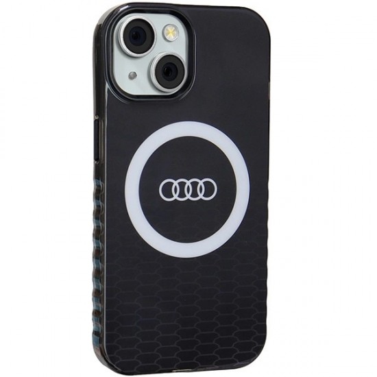 Audi IML Big Logo MagSafe case for iPhone 15 / 14 / 13 - black