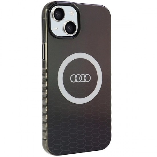Audi IML Big Logo MagSafe case for iPhone 15 Plus / 14 Plus - black