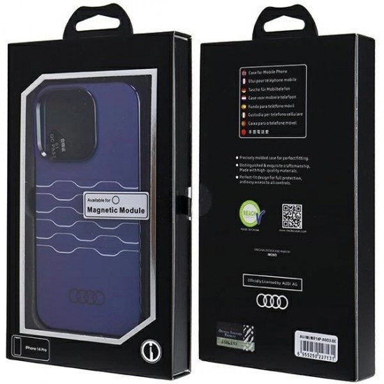 Audi IML MagSafe case for iPhone 14 Pro - blue