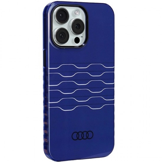 Audi IML MagSafe case for iPhone 15 Pro Max - blue