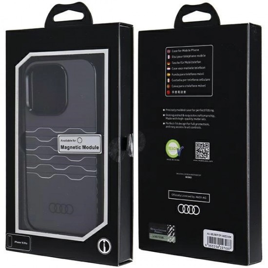Audi IML MagSafe case for iPhone 15 Pro - black