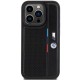 BMW Perforated Tricolor Line case for iPhone 15 Pro - black