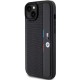 BMW Perforated Tricolor Line case for iPhone 15 Plus / 14 Plus - black
