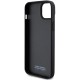 BMW Perforated Tricolor Line case for iPhone 15 Plus / 14 Plus - black