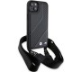 BMW M Edition Carbon Stripe & Strap case for iPhone 15 / 14 / 13 - black