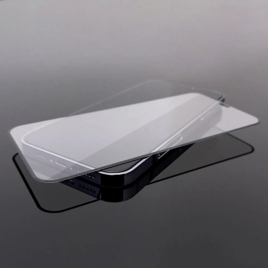Wozinsky super tough full glue tempered glass full screen with frame case friendly Apple iphone xr / iphone 11 black