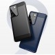 Carbon Case Flexible Cover TPU Case for Samsung Galaxy S21 Ultra 5G black