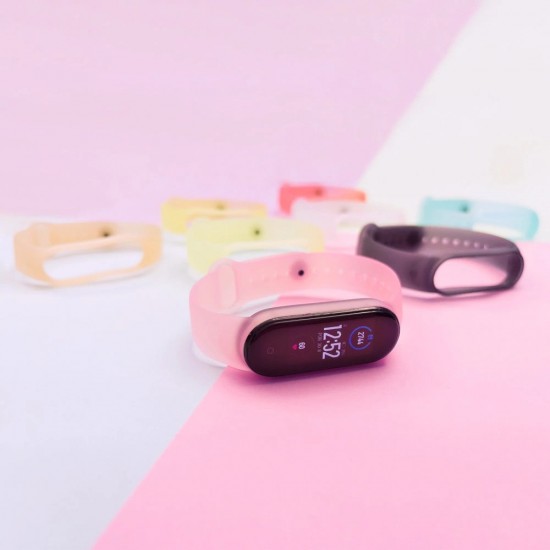 Silicone strap for Xiaomi Mi Band 5 / 6 wristband strap - gold
