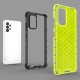 Honeycomb case armored cover with a gel frame for Samsung Galaxy A03s (166.5) black