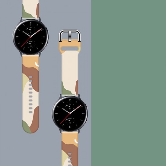 Strap Moro for Samsung Galaxy Watch 45 / 46 / 47 mm silicone bracelet watch band - pattern 16
