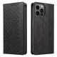 Magnet Strap Case for iPhone 12 Pro Pouch Wallet + Mini Lanyard Pendant Black