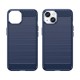Carbon Case iPhone 14 case flexible gel back cover blue