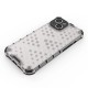 Honeycomb case for iPhone 14 armored hybrid cover black