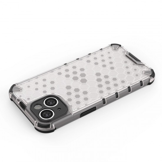 Honeycomb case for iPhone 14 Plus armored hybrid cover black