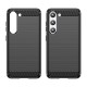 Carbon Case case for Samsung Galaxy S23+ flexible silicone carbon cover black