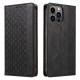 Magnet Strap Case for Samsung Galaxy S23+ Flip Wallet Mini Lanyard Stand Black