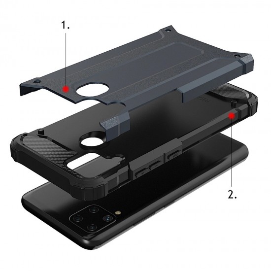 Hybrid Armor case for Realme 10 5G / Realme 9i 5G armored hybrid case black