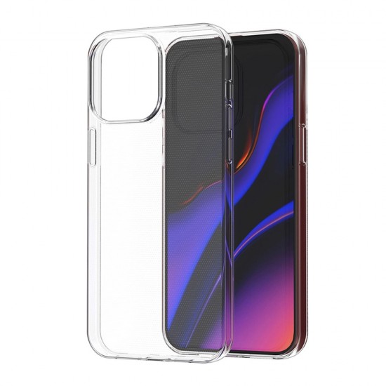 iPhone 15 Pro Max case from the Ultra Clear series in transparent color