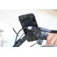 Swivel silicone bike holder with replaceable head - black
