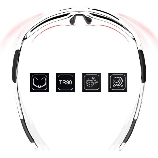 Rockbros 10183 polarizing cycling glasses - blue