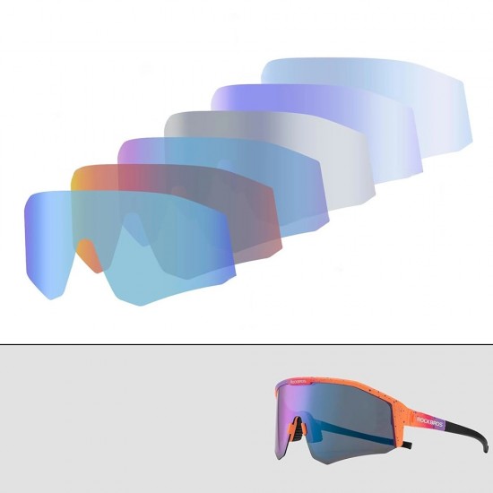 Rockbros SP297 polarizing cycling glasses - purple