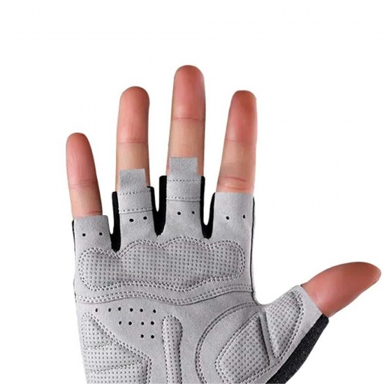 Rockbros S109GR cycling gloves, size XL - gray