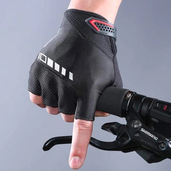 Rockbros S143-BK XXL cycling gloves with gel inserts - black