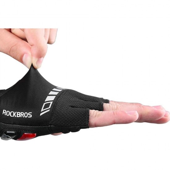 Rockbros S143-BK XL cycling gloves with gel inserts - black