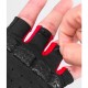 Rockbros S169BR M cycling gloves with gel inserts - black and red