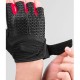 Rockbros S169BR M cycling gloves with gel inserts - black and red