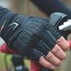 Rockbros S169BGR XL cycling gloves with gel inserts - gray