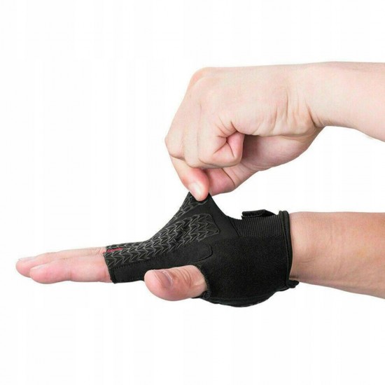 Rockbros S169BGR L cycling gloves with gel inserts - gray