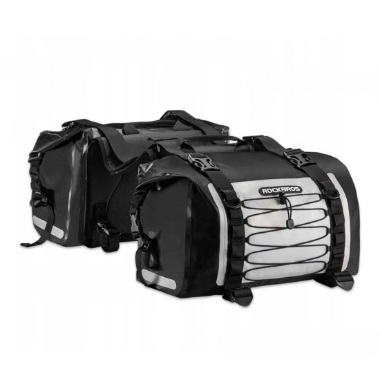 Rockbros AS-010BGR motorcycle bag, waterproof - gray
