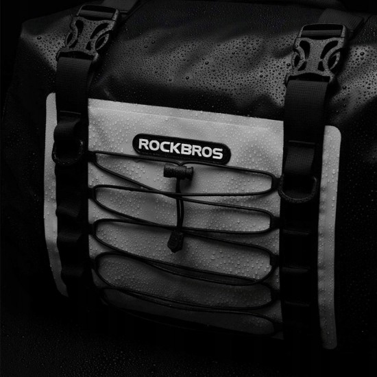 Rockbros AS-010BGR motorcycle bag, waterproof - gray