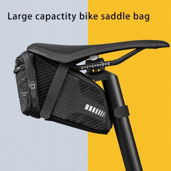 Rockbros C29-BK waterproof bicycle bag under the saddle - black