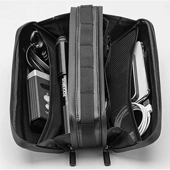 Rockbros B67 waterproof frame bike bag - black