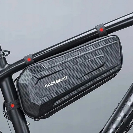 Rockbros B67 waterproof frame bike bag - black