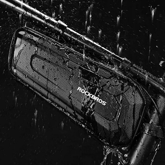 Rockbros B67 waterproof frame bike bag - black