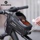 Rockbros B68 Bike Pannier for Frame, Armored, with Phone Pocket and Cover, 1.7L - Black