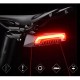Rockbros LKWD-R1 Rear Bike Light with Laser and Remote Control + Micro USB - USB-A Cable - Black