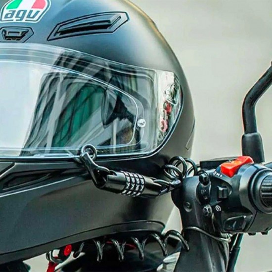 Rockbros T609 bicycle lock with 1.5 m combination - black