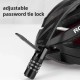 Rockbros 3240001001 bicycle lock for 0.5 m combination - black