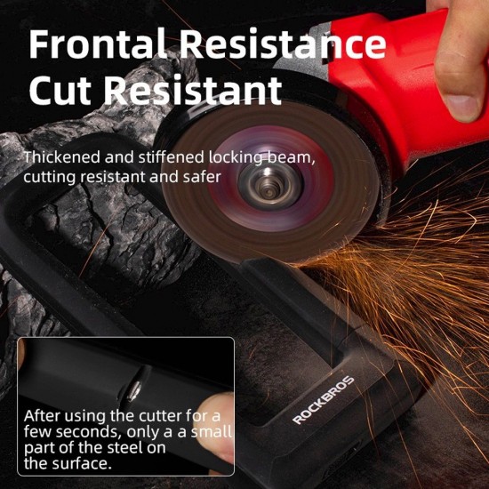 Rockbros RKS626-BK U-lock Bike Lock - Black