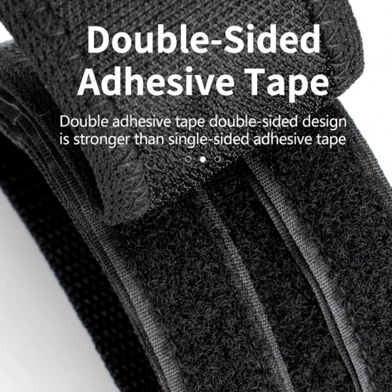 Rockbros GZT1001BK Bicycle Pedal Straps 2 pcs - Black