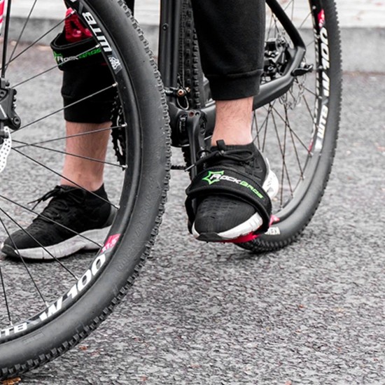 Rockbros GZT1001BK Bicycle Pedal Straps 2 pcs - Black