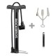 Rockbros A320 floor bicycle pump - black