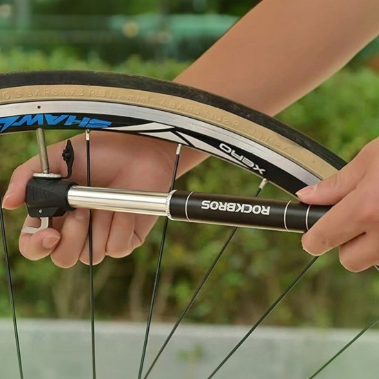 Rockbros JG-1040B bicycle pump small - black