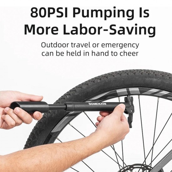 Rockbros 42520001001 bicycle pump - black